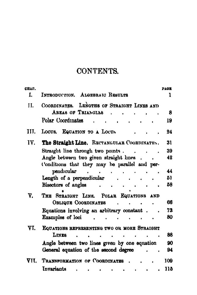 SL Loney: The Elements of Coordinate Geometry - Page 4
