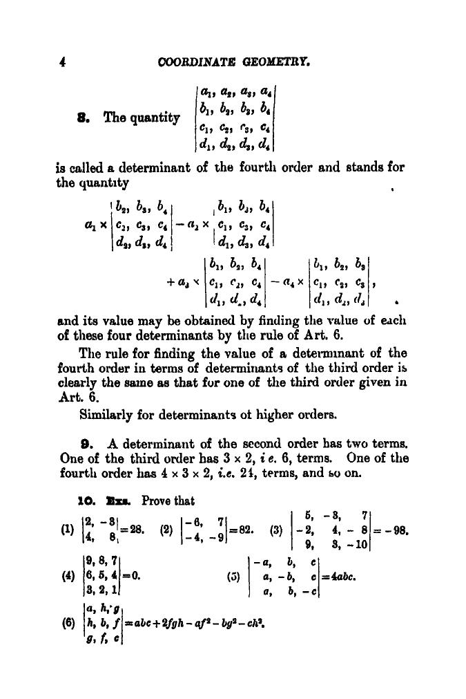 SL Loney: The Elements of Coordinate Geometry - Page 9