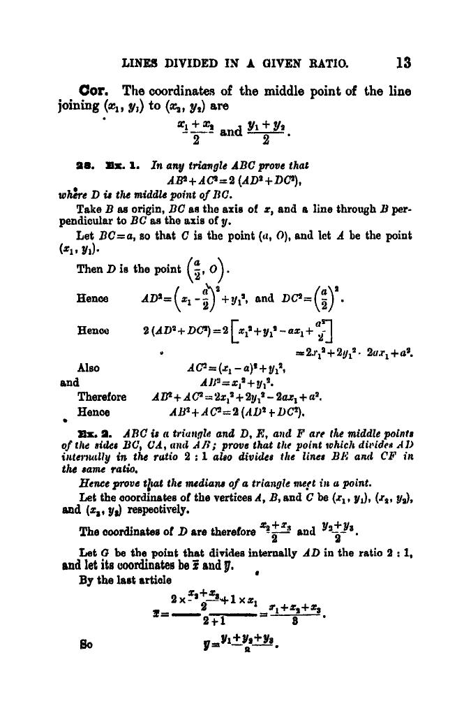 SL Loney: The Elements of Coordinate Geometry - Page 18