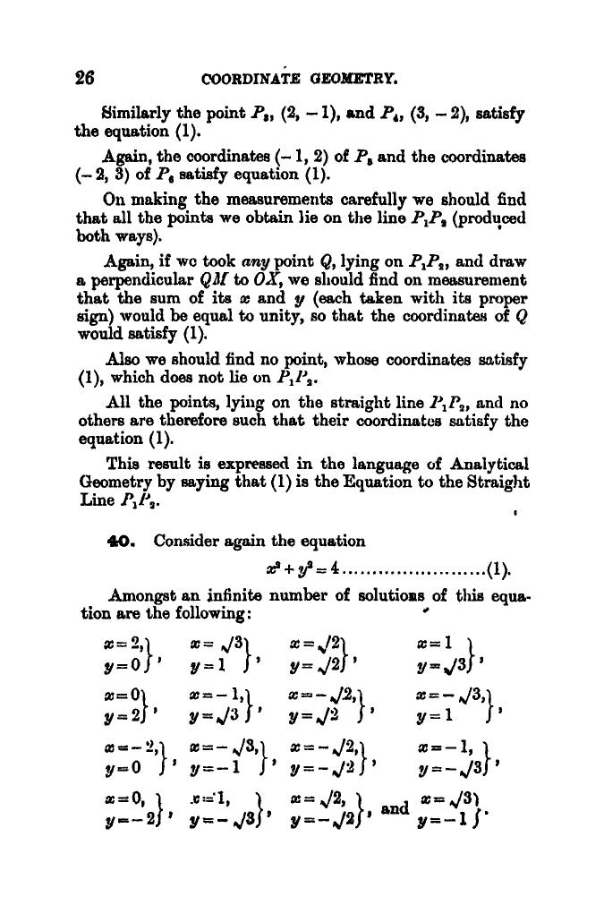 SL Loney: The Elements of Coordinate Geometry - Page 31