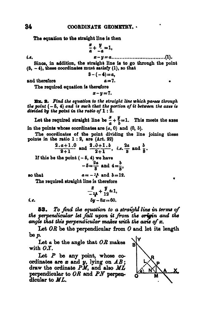SL Loney: The Elements of Coordinate Geometry - Page 39