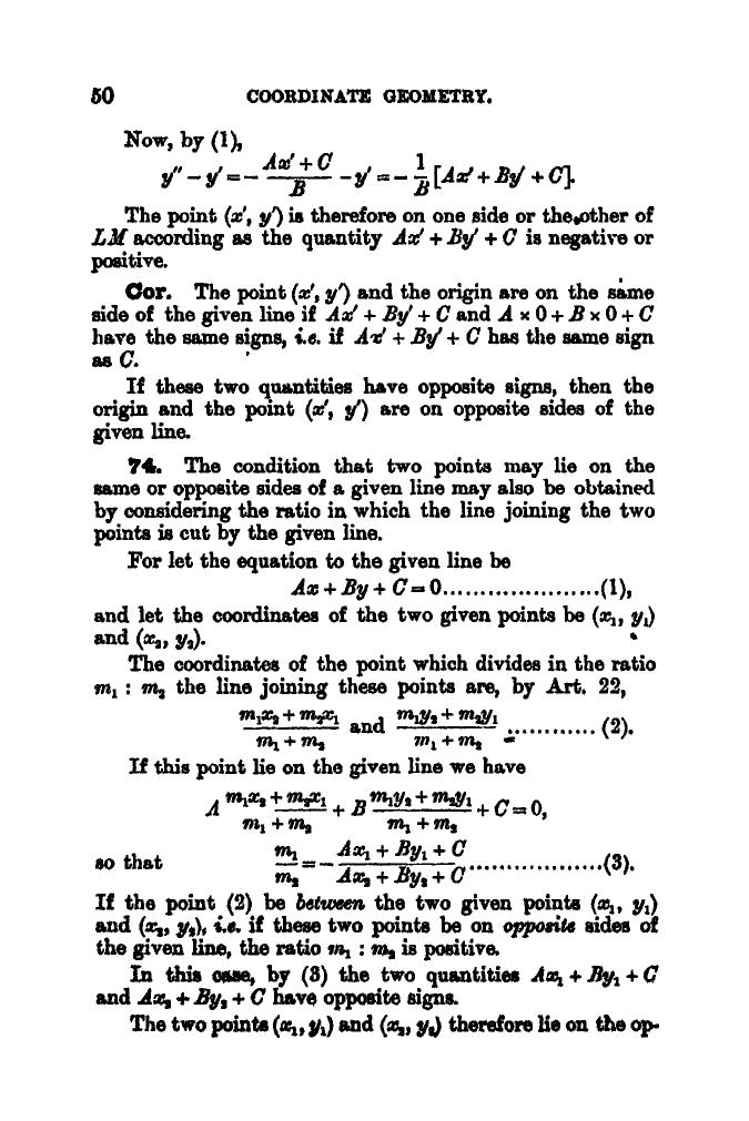 SL Loney: The Elements of Coordinate Geometry - Page 55