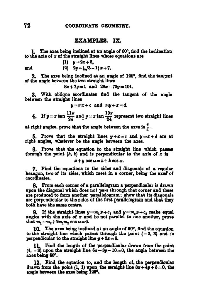 SL Loney: The Elements of Coordinate Geometry - Page 77