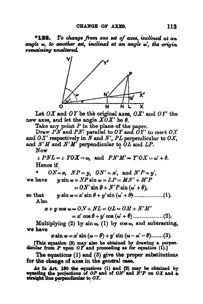 SL Loney: The Elements of Coordinate Geometry - Page 118