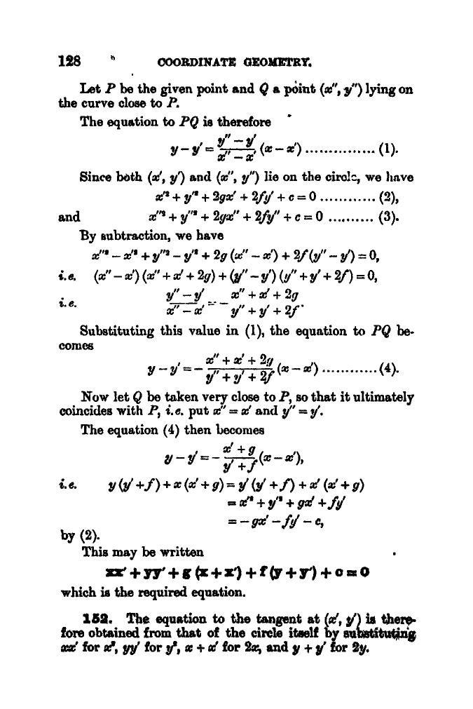 SL Loney: The Elements of Coordinate Geometry - Page 133