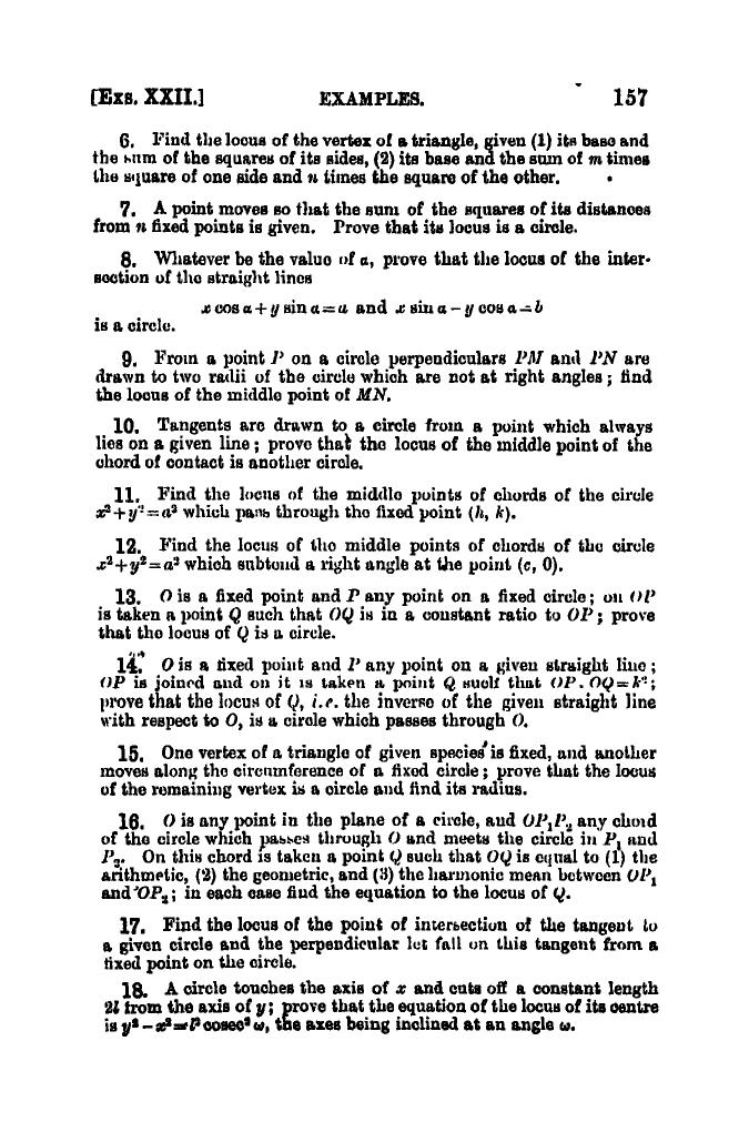 SL Loney: The Elements of Coordinate Geometry - Page 162