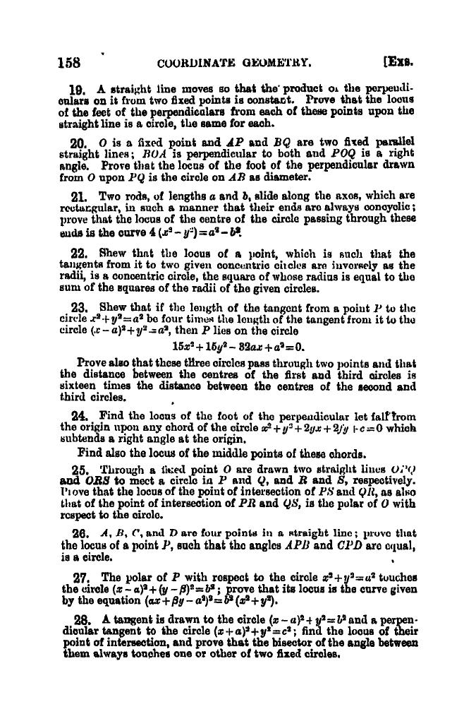 SL Loney: The Elements of Coordinate Geometry - Page 163