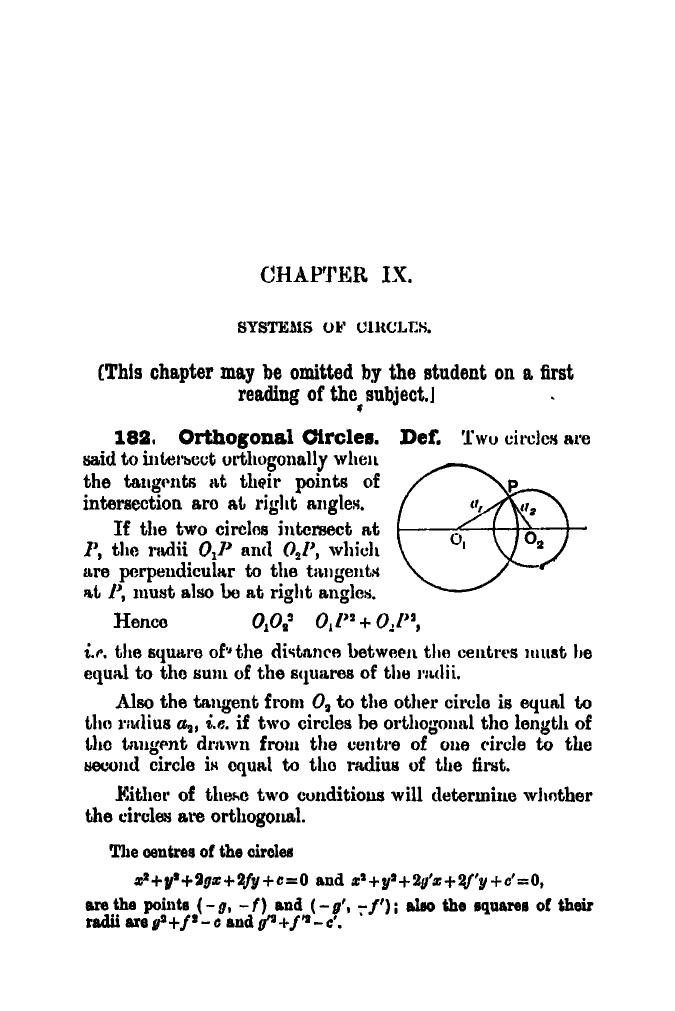 SL Loney: The Elements of Coordinate Geometry - Page 165