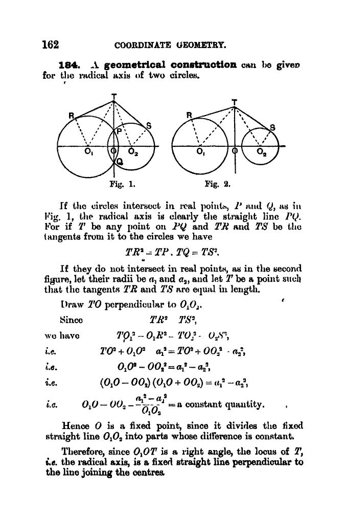 SL Loney: The Elements of Coordinate Geometry - Page 167