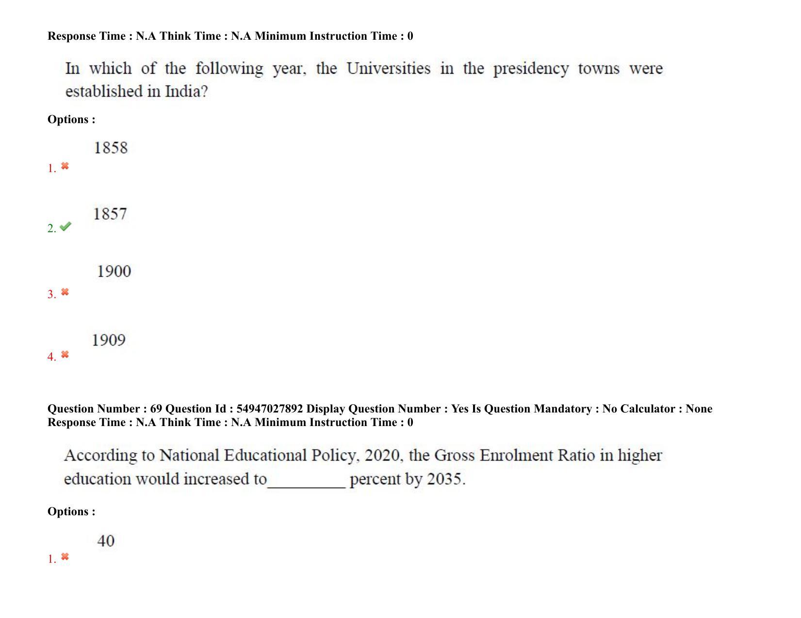 AP RCET 2022: Law - 19-10-2022 (Wednesday) Session-I Question Paper With keys - Page 55