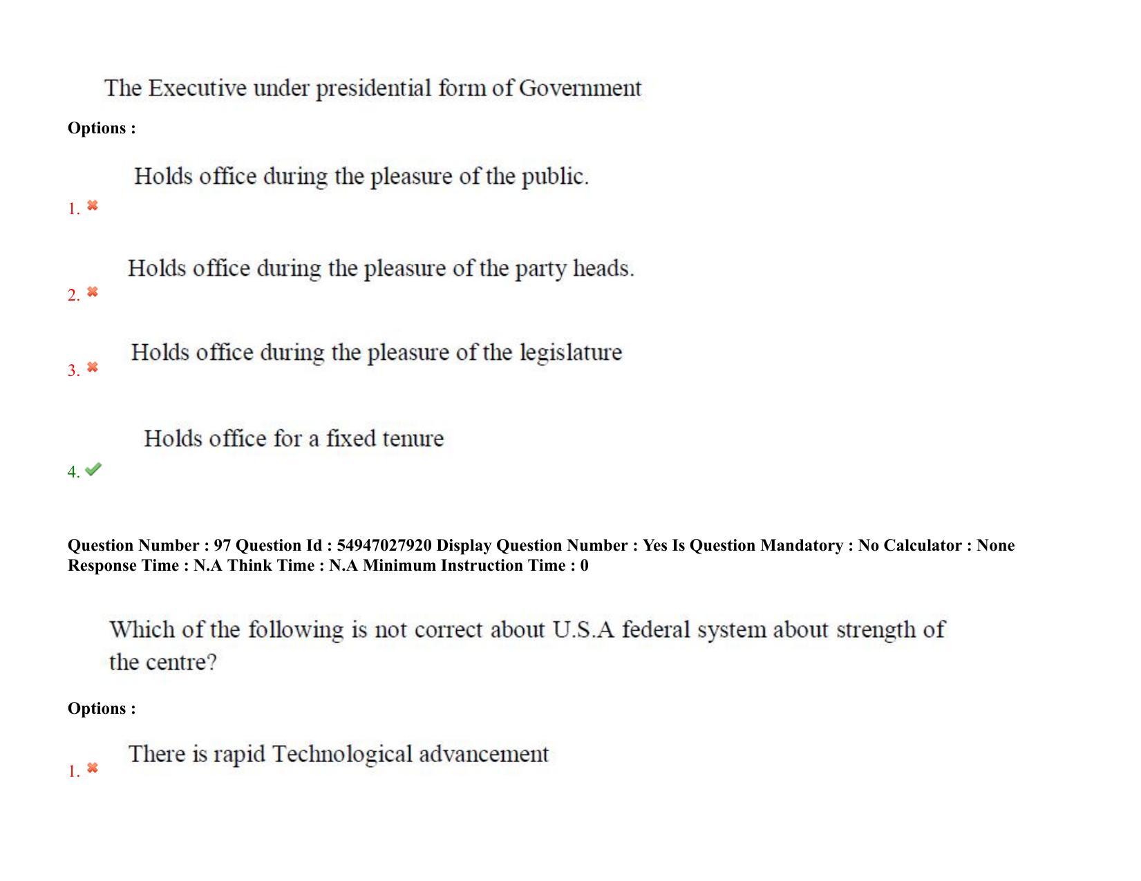 AP RCET 2022: Law - 19-10-2022 (Wednesday) Session-I Question Paper With keys - Page 75