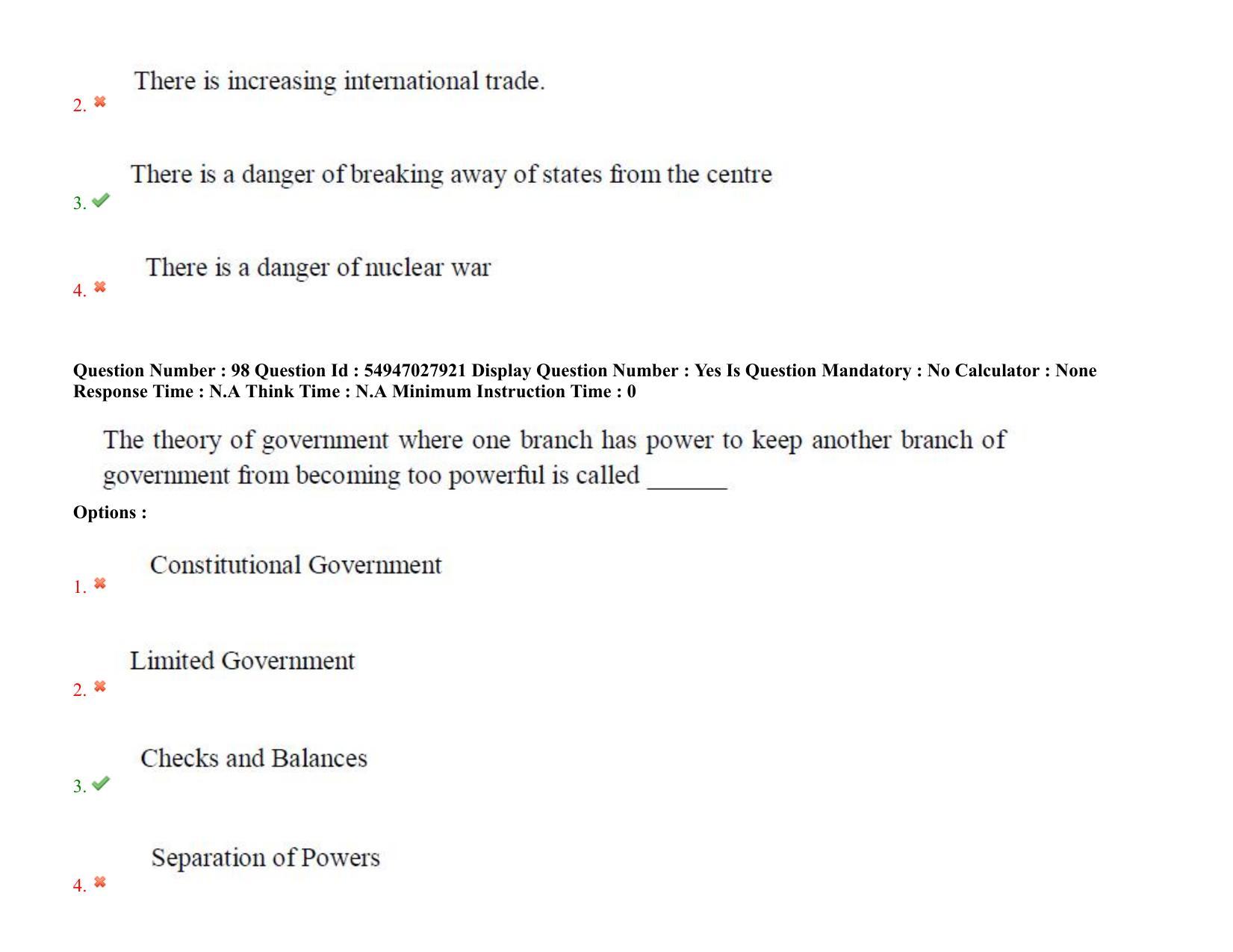 AP RCET 2022: Law - 19-10-2022 (Wednesday) Session-I Question Paper With keys - Page 76