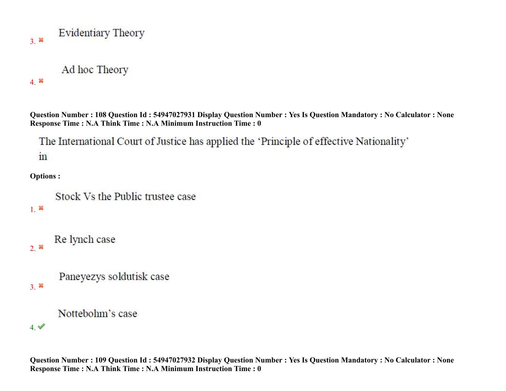 AP RCET 2022: Law - 19-10-2022 (Wednesday) Session-I Question Paper With keys - Page 83