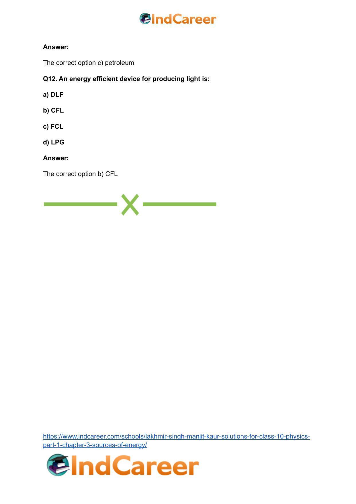 Lakhmir Singh Manjit Kaur  Solutions for Class 10 Physics (Part 1) Chapter 3- Sources Of Energy - Page 32