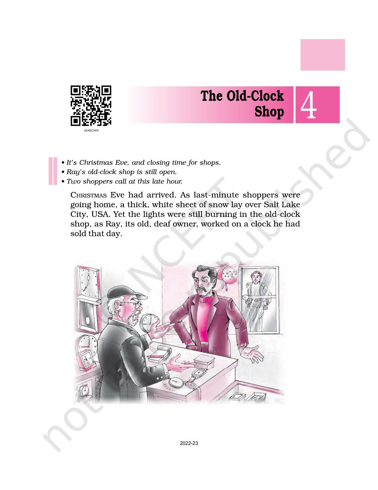 NCERT Book for Class 6 English(A Pact with the Sun) Chapter 4The Old