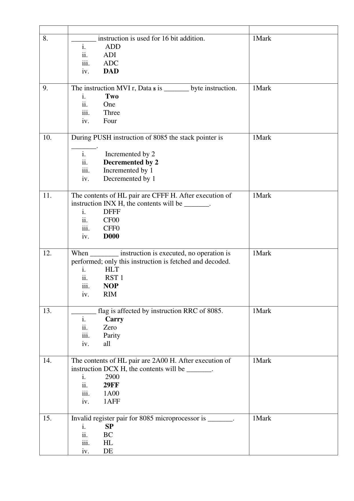 Maharashtra Board Class 12 Computer Science II (D9) Sample Papers - Page 11