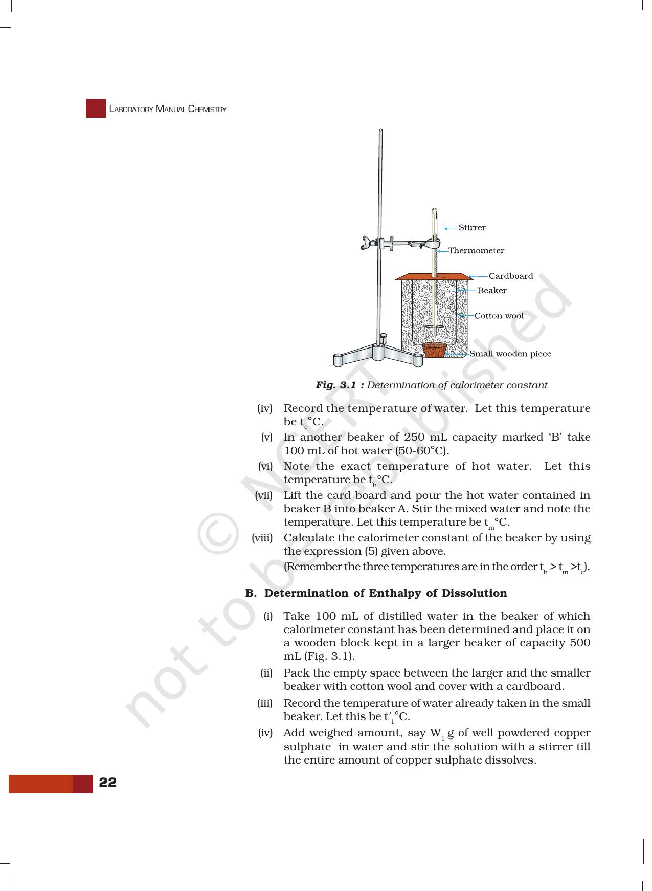 NCERT Laboratory Manuals for Class XII Chemistry - Unit 3 (Thermochemical Measurement) - Page 4