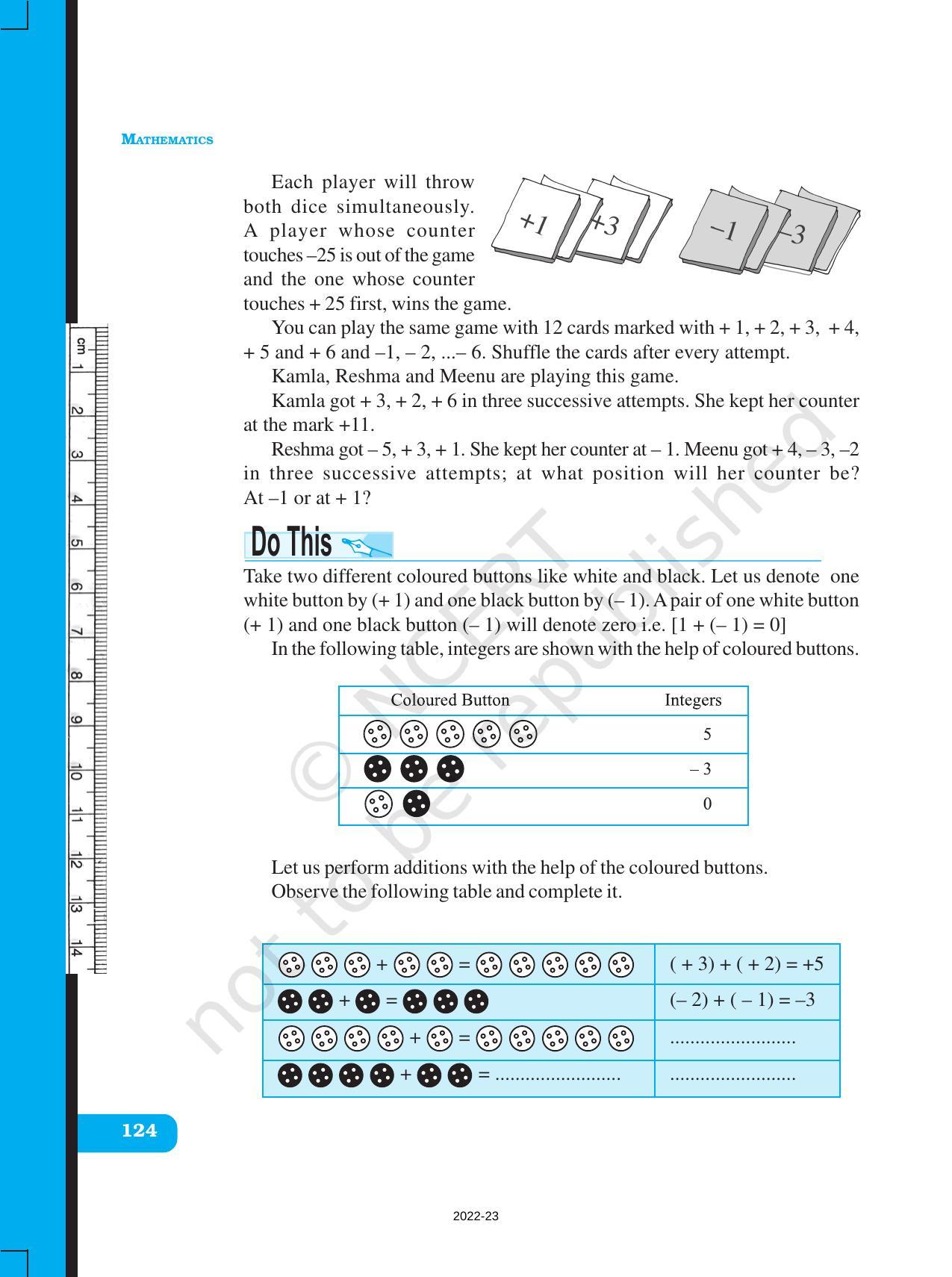 NCERT Book for Class 6 Maths: Chapter 6-Integers - Page 12