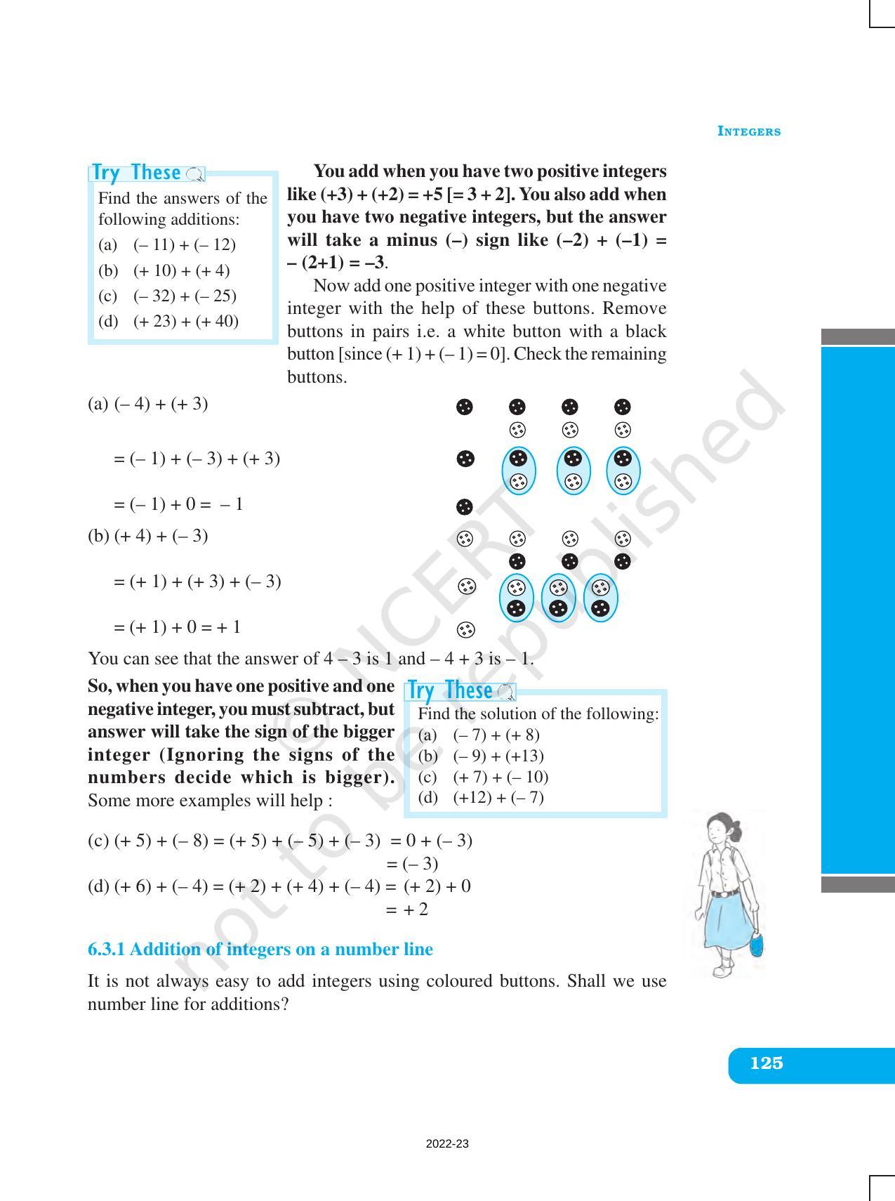NCERT Book for Class 6 Maths: Chapter 6-Integers - Page 13