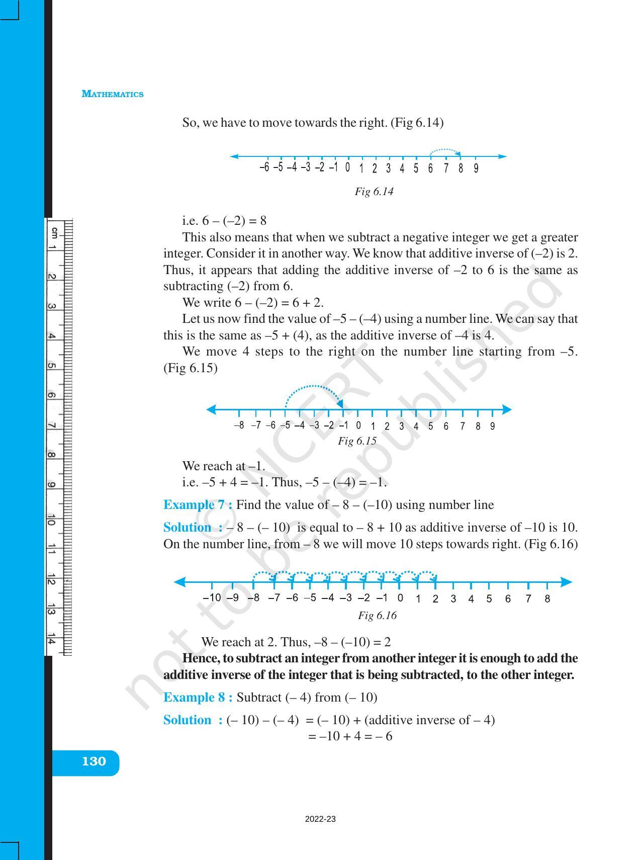 NCERT Book for Class 6 Maths: Chapter 6-Integers - Page 18
