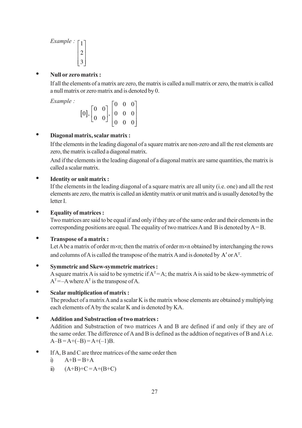 Tripura Board Class 12 Mathematics English Version Workbooks - Page 27