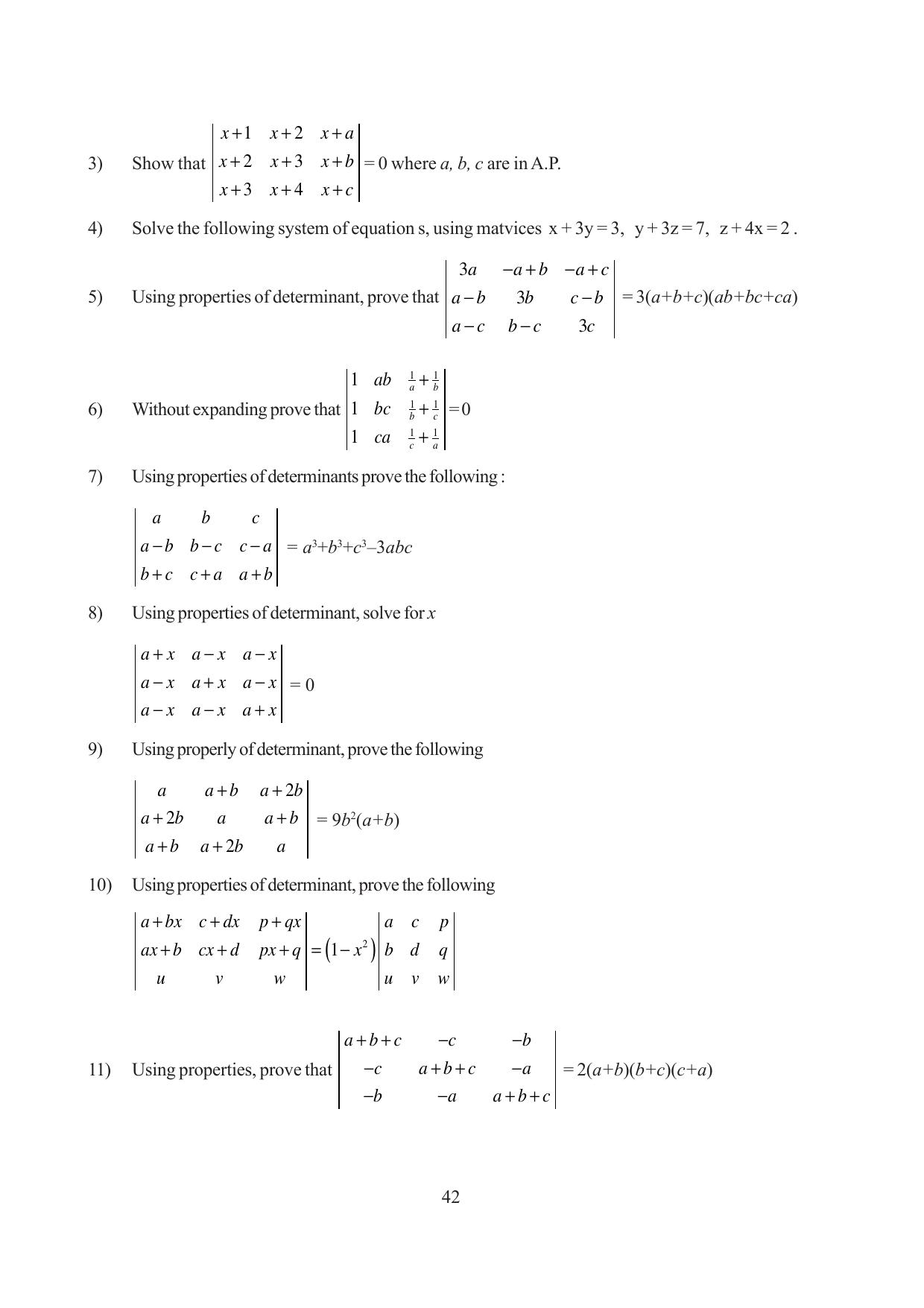 Tripura Board Class 12 Mathematics English Version Workbooks - Page 42