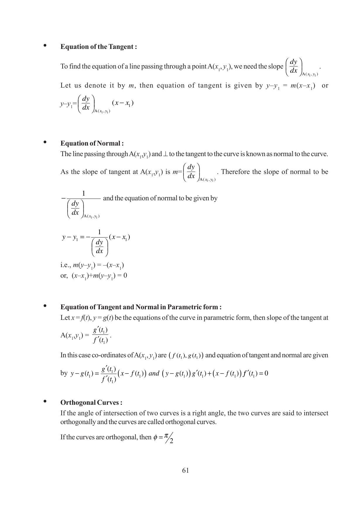 Tripura Board Class 12 Mathematics English Version Workbooks - Page 61