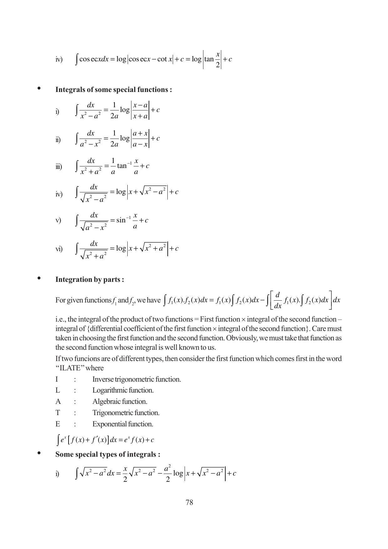 Tripura Board Class 12 Mathematics English Version Workbooks - Page 78