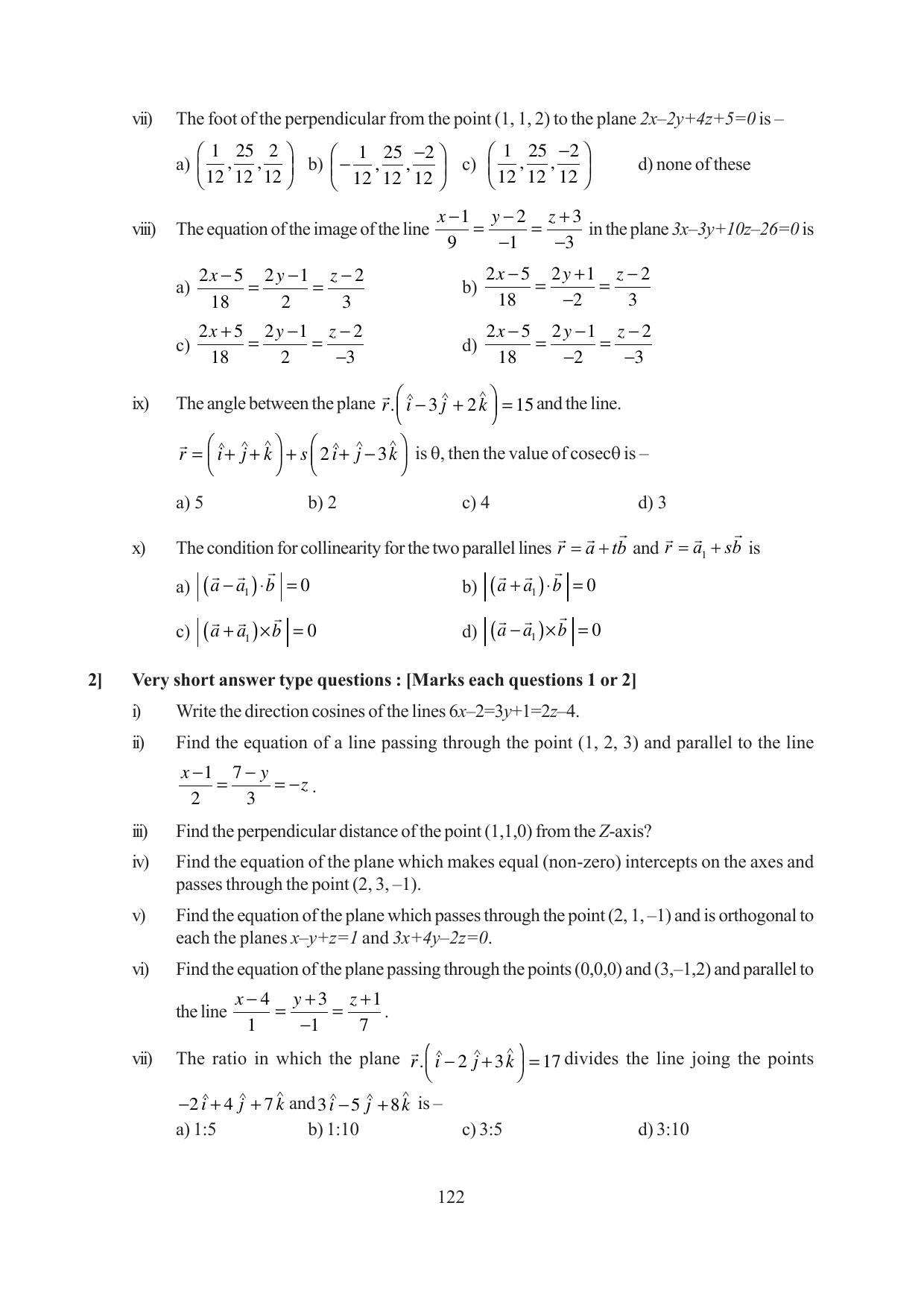 Tripura Board Class 12 Mathematics English Version Workbooks - Page 122