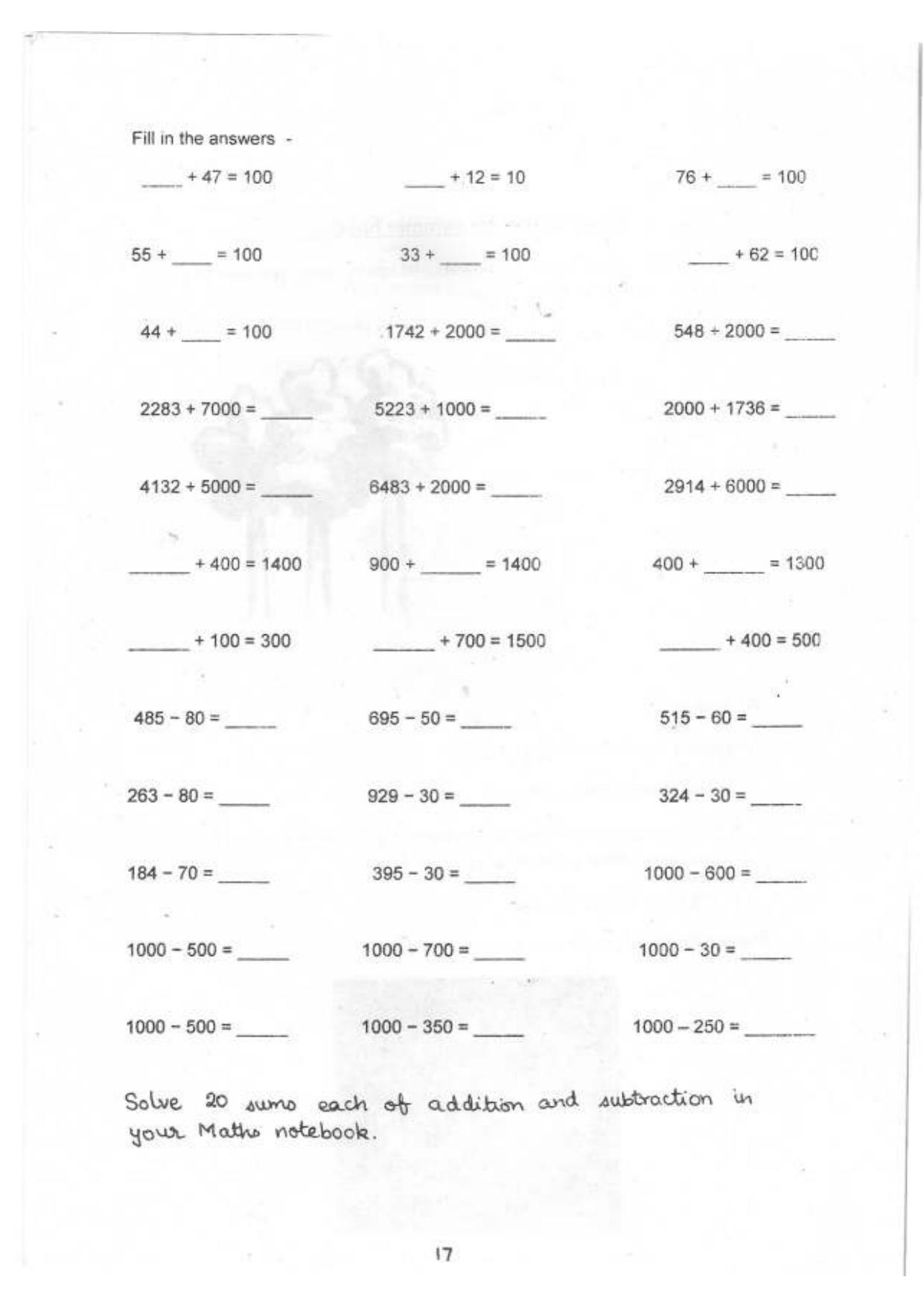 Worksheet for Class 3 All subjects Assignment 3 - Page 9