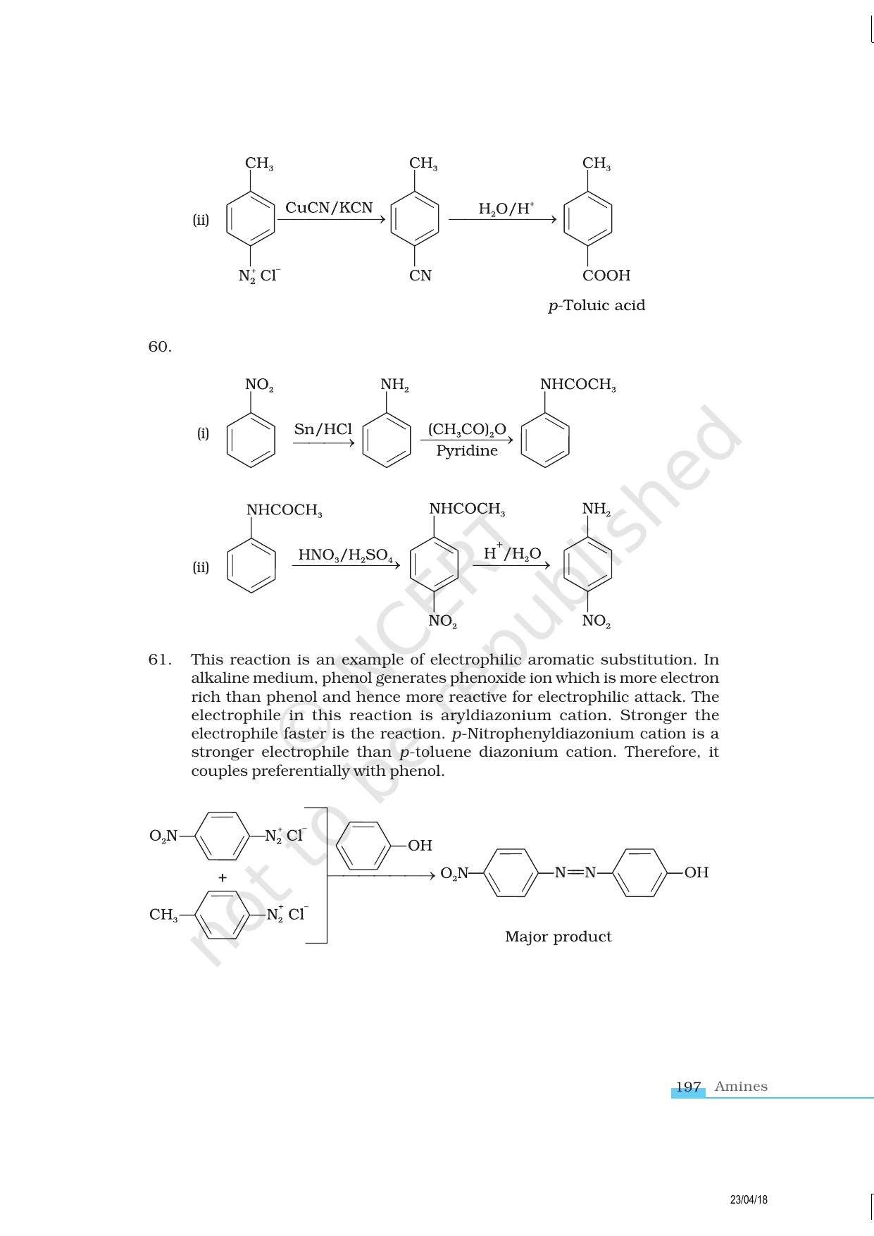 NCERT Exemplar Class 12: Chemistry - Amines - Page 18
