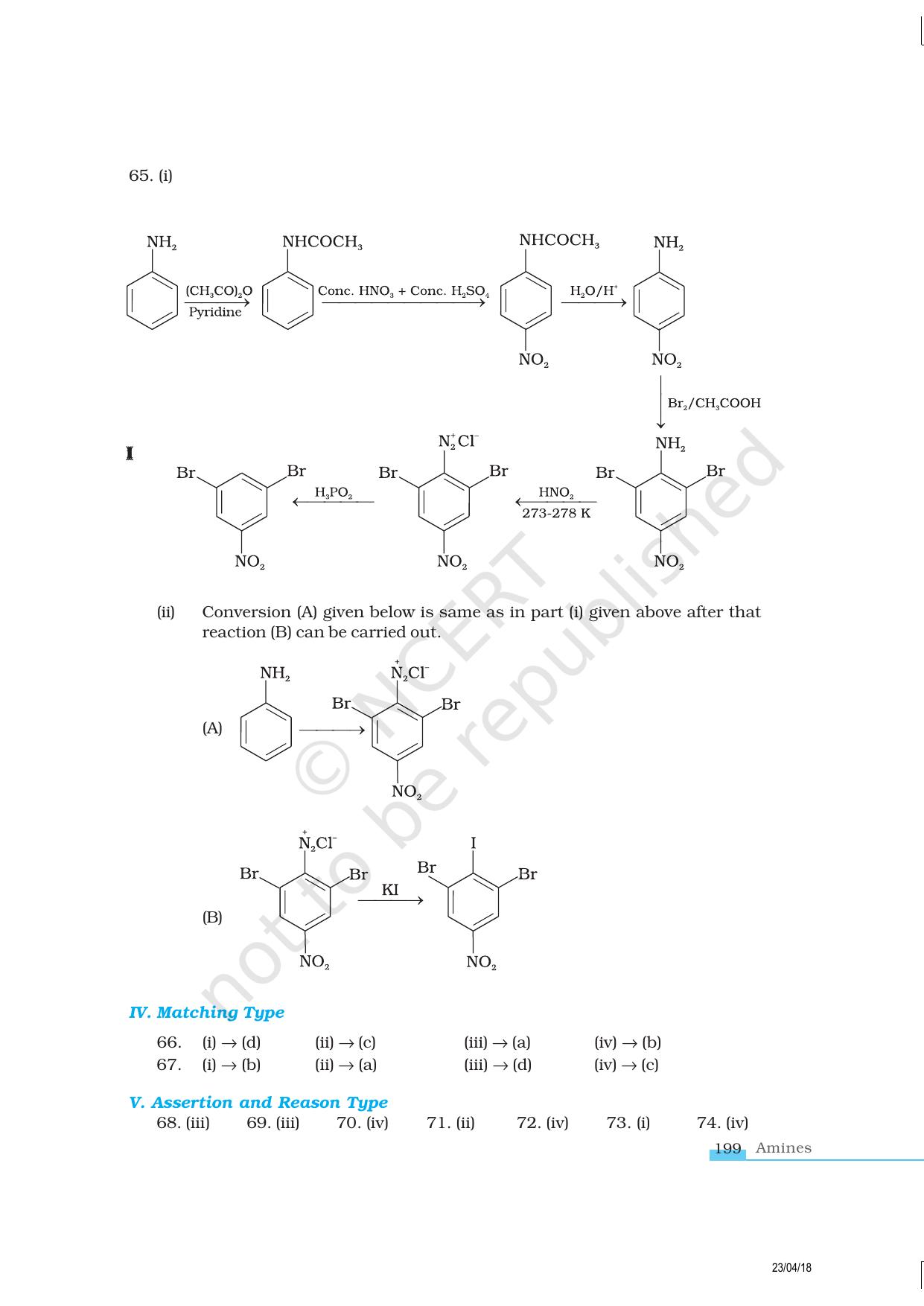 NCERT Exemplar Class 12: Chemistry - Amines - Page 20