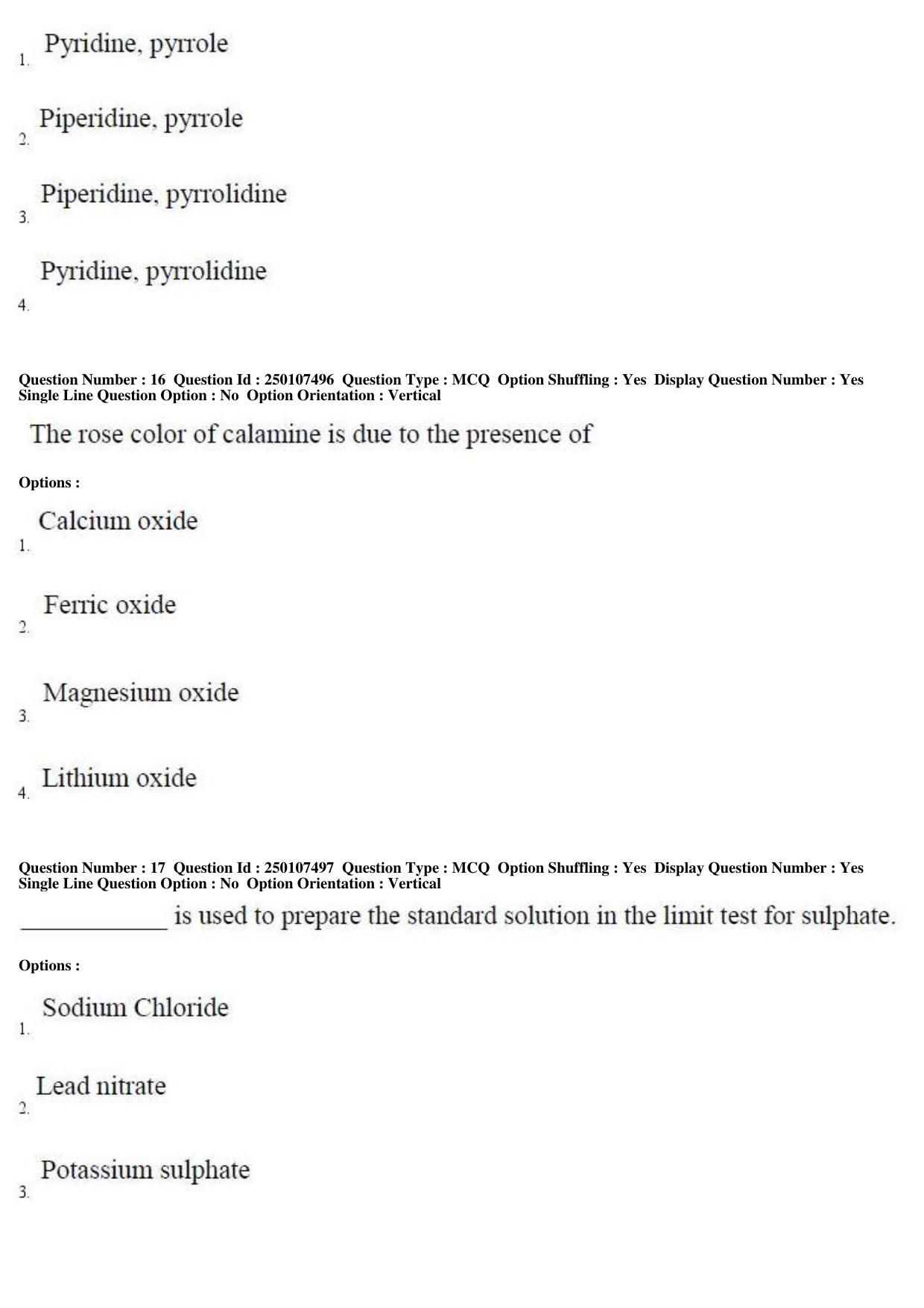 TS PGECET 2019: Pharmacy Question Papers - Page 7