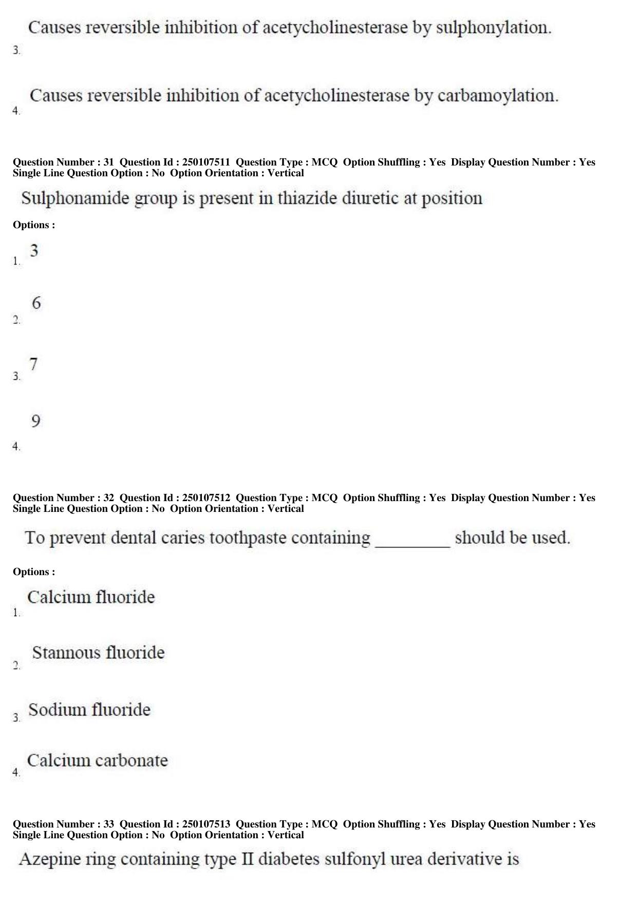 TS PGECET 2019: Pharmacy Question Papers - Page 13
