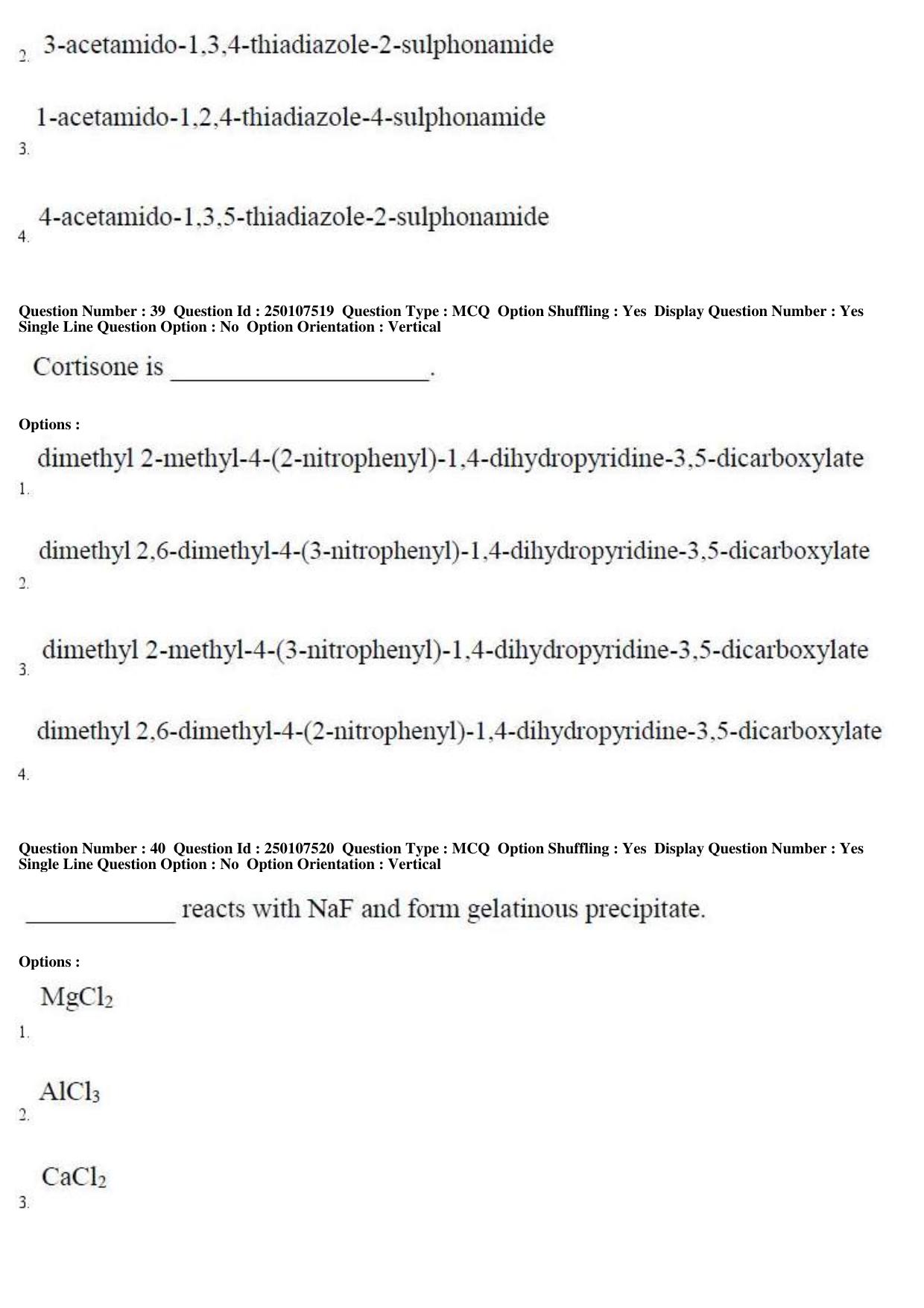 TS PGECET 2019: Pharmacy Question Papers - Page 16