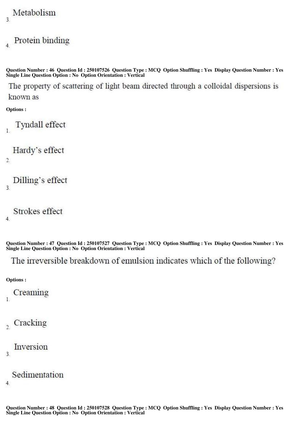 TS PGECET 2019: Pharmacy Question Papers - Page 19