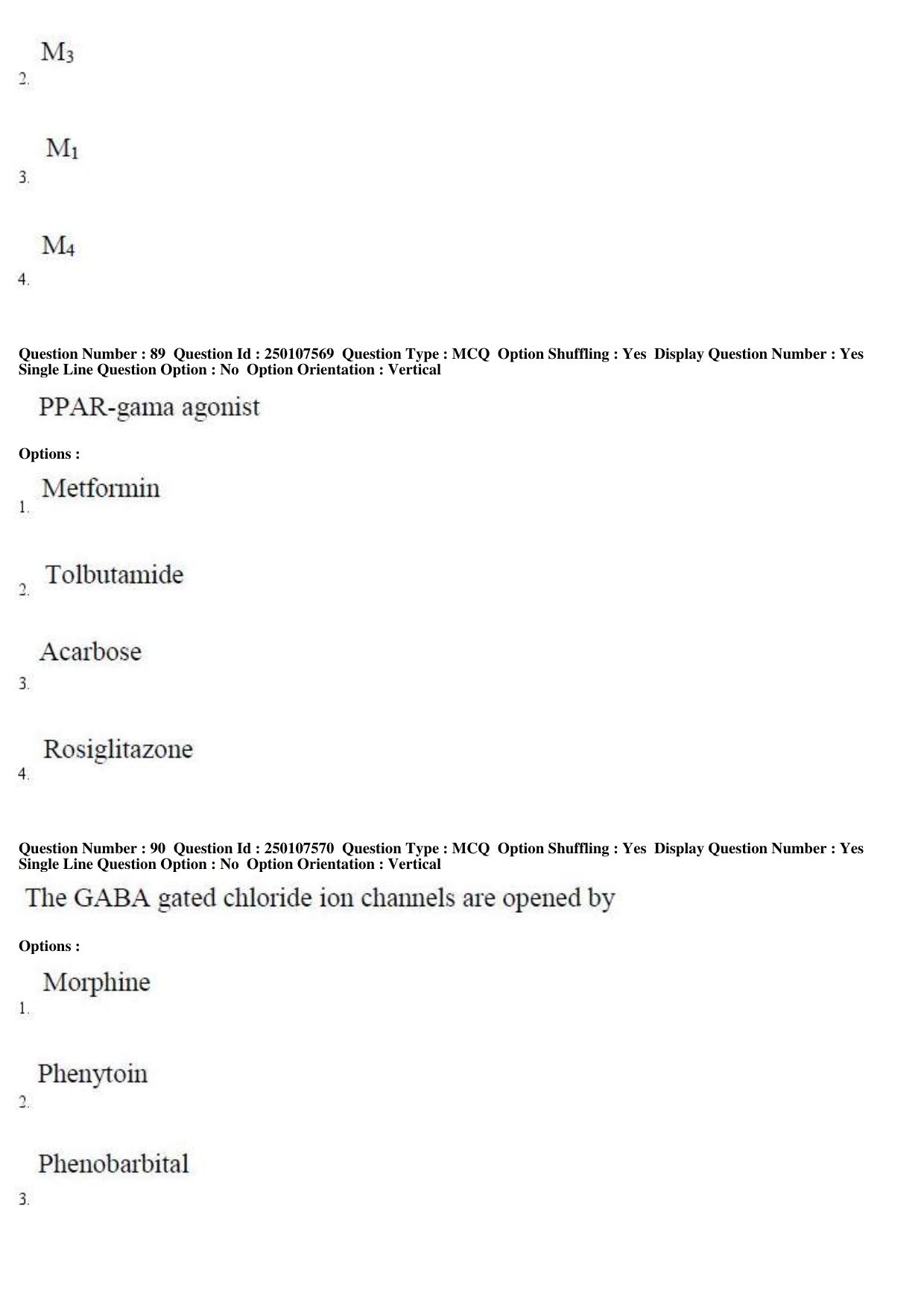 TS PGECET 2019: Pharmacy Question Papers - Page 36