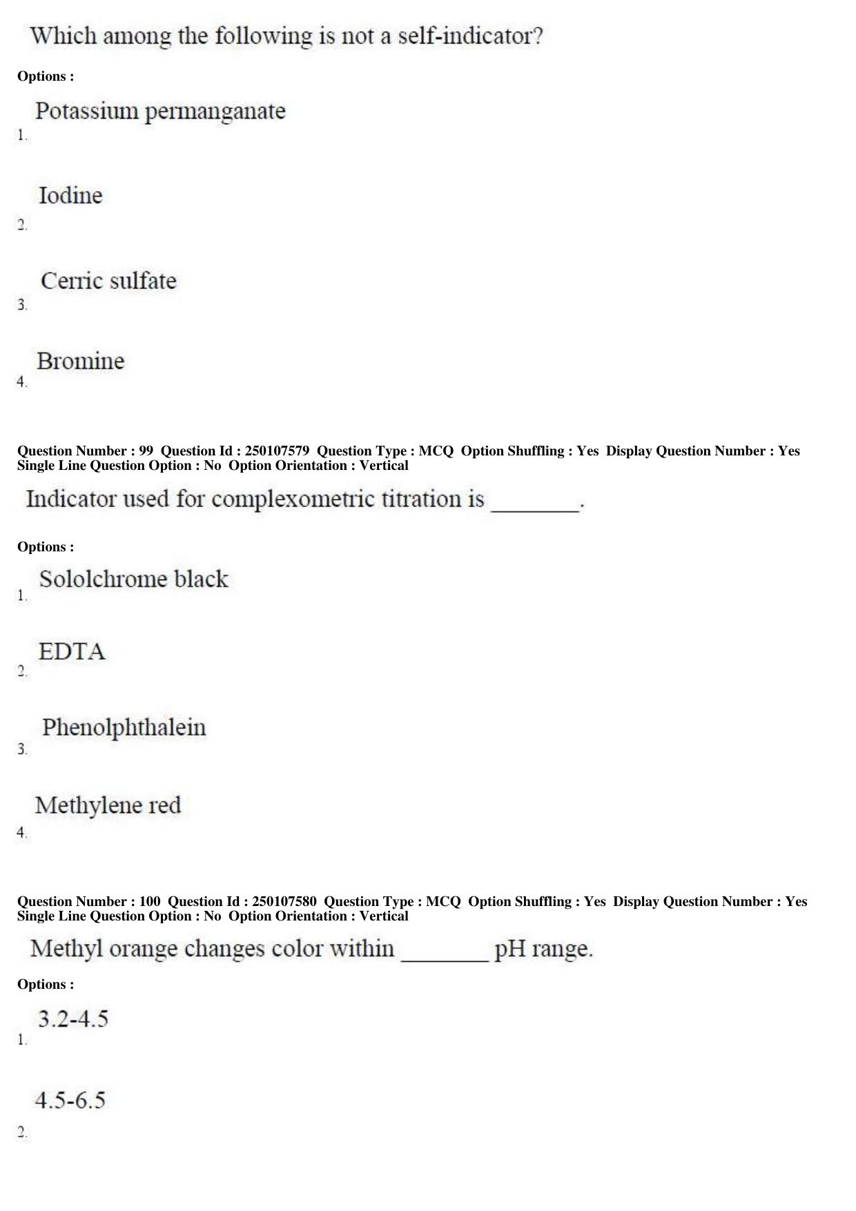 TS PGECET 2019: Pharmacy Question Papers - Page 40