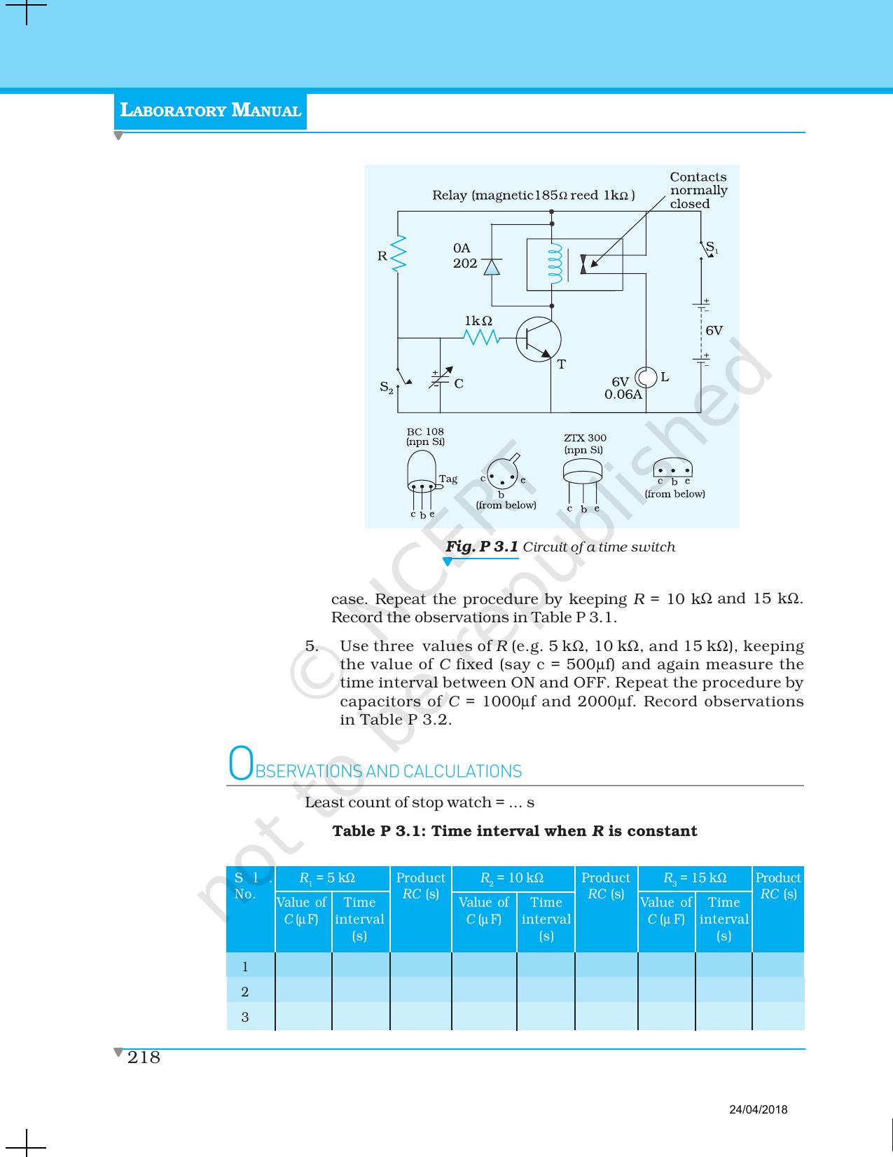 NCERT Laboratory Manuals for Class XII Physics - Project 1 to 7 - Page 12