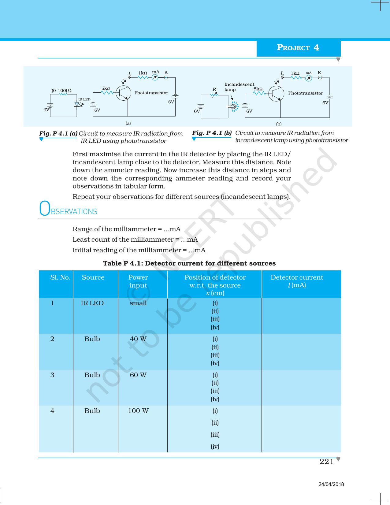 NCERT Laboratory Manuals for Class XII Physics - Project 1 to 7 - Page 15