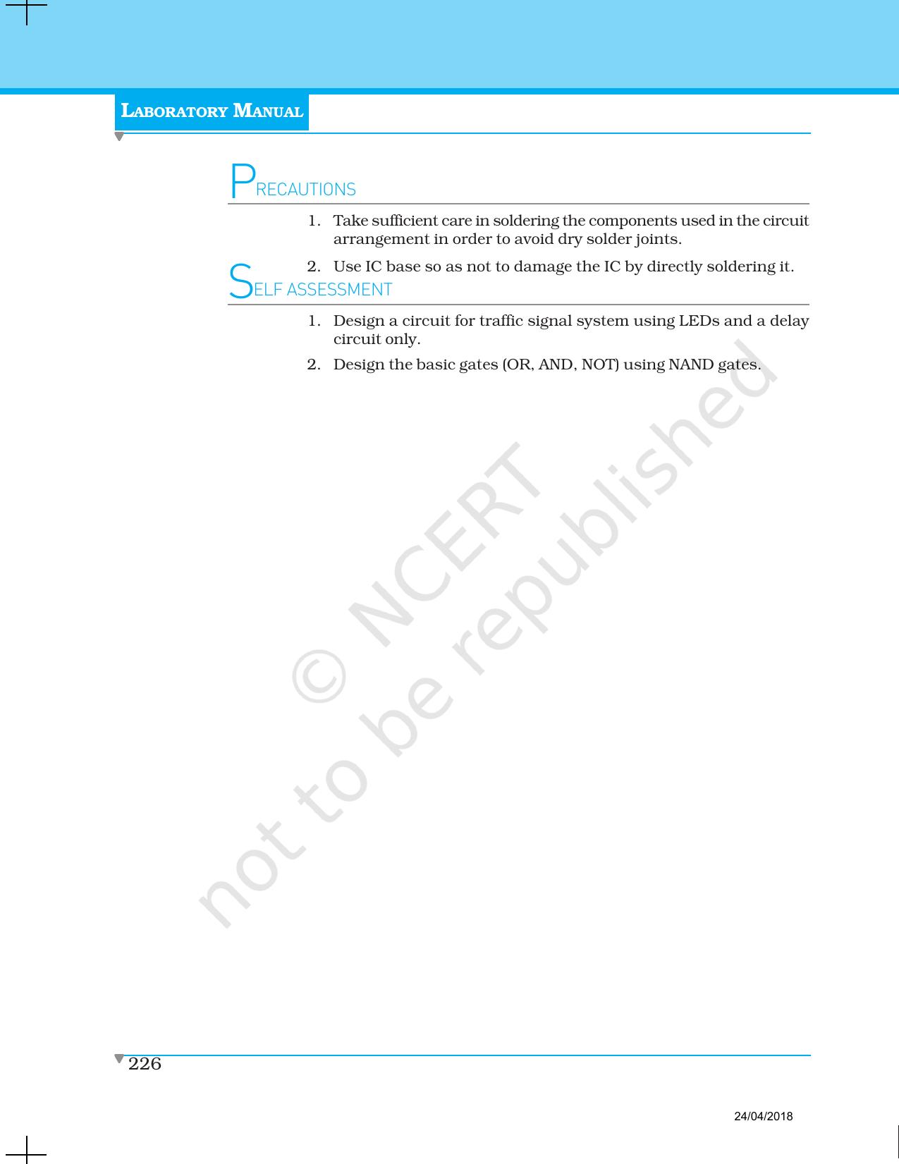 NCERT Laboratory Manuals for Class XII Physics - Project 1 to 7 - Page 20