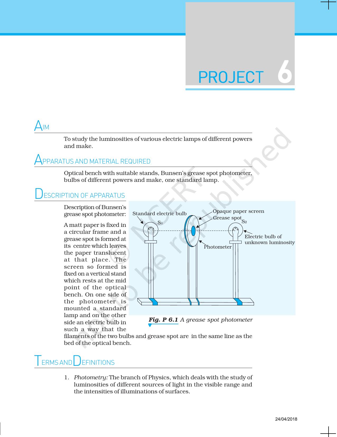 NCERT Laboratory Manuals for Class XII Physics - Project 1 to 7 - Page 21