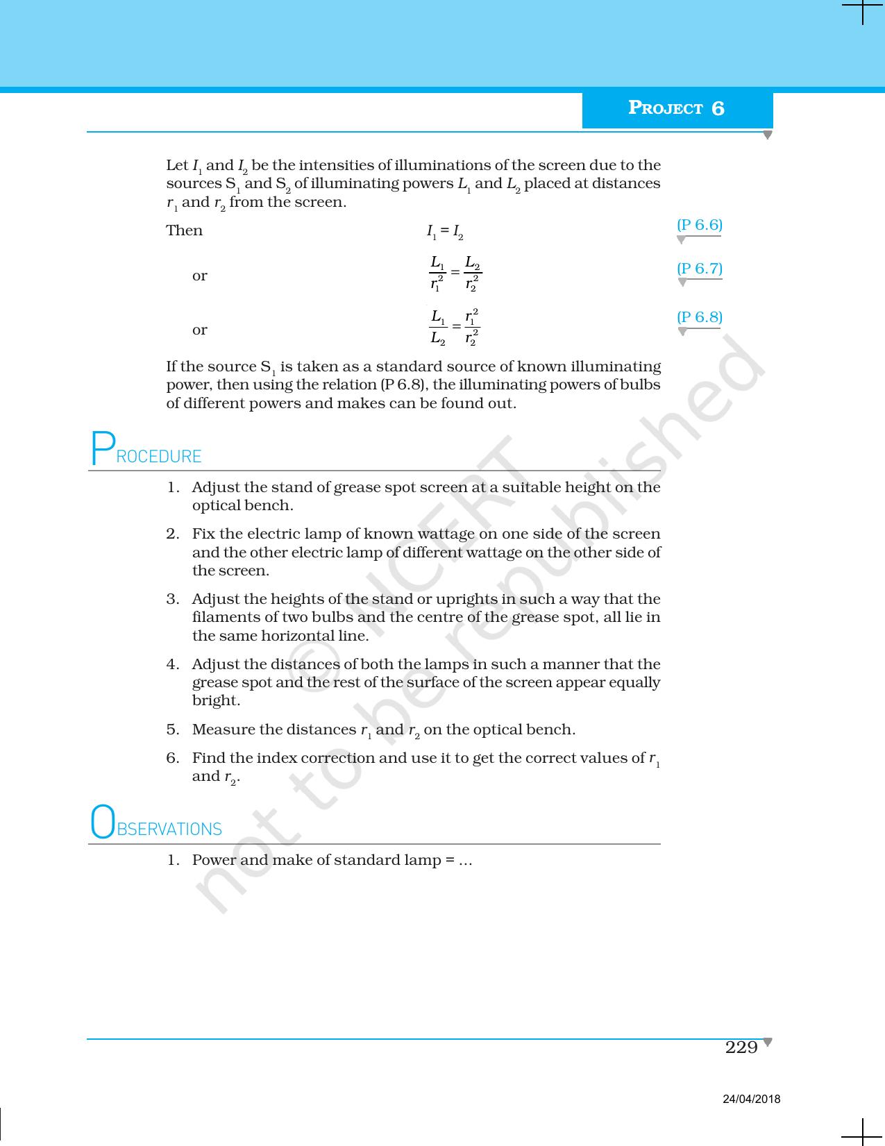 NCERT Laboratory Manuals for Class XII Physics - Project 1 to 7 - Page 23