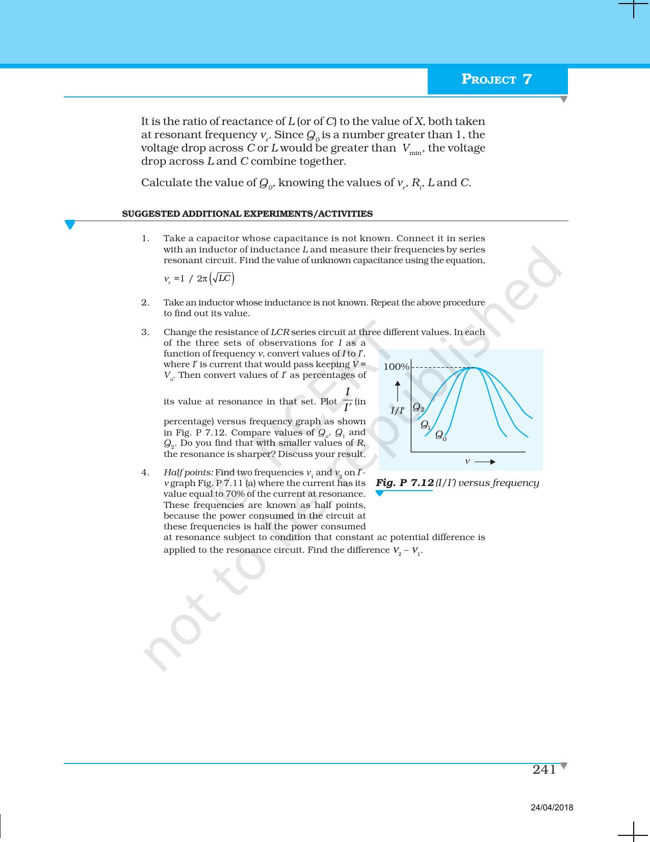 NCERT Laboratory Manuals for Class XII Physics - Project 1 to 7 - Page 35