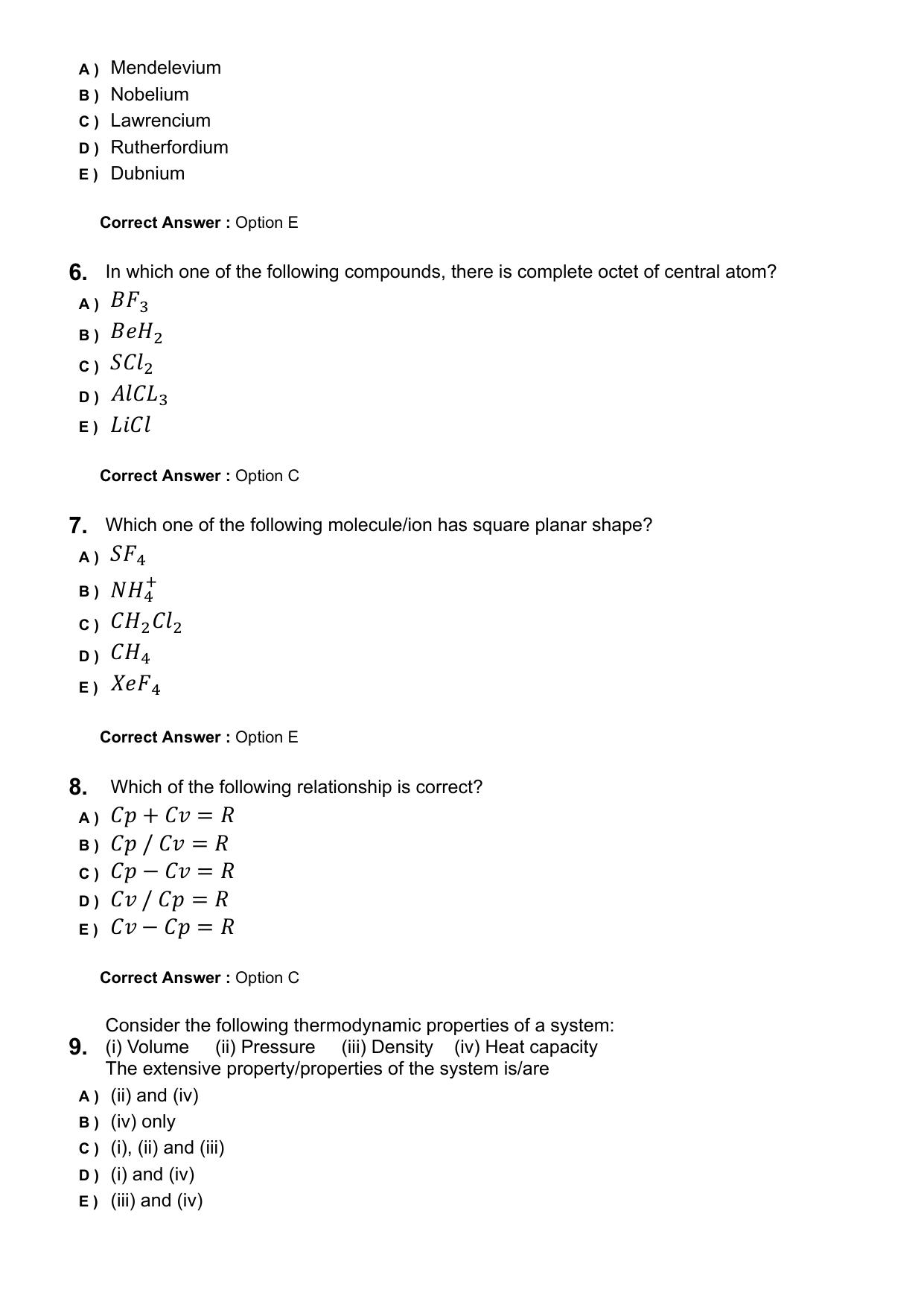 KEAM 2025 April 24 (Pharmacy - AN Session) Question Paper with Answer Key - Page 2