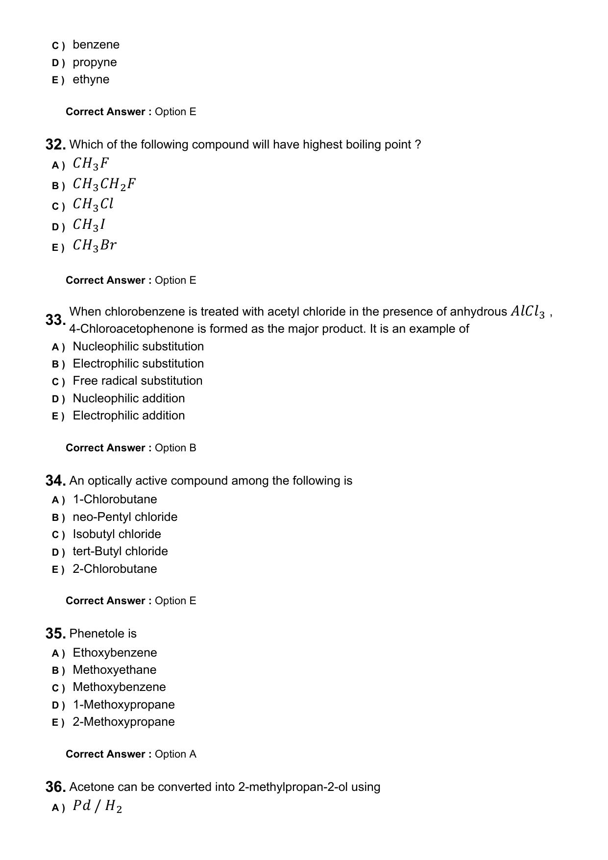 KEAM 2025 April 24 (Pharmacy - AN Session) Question Paper with Answer Key - Page 8