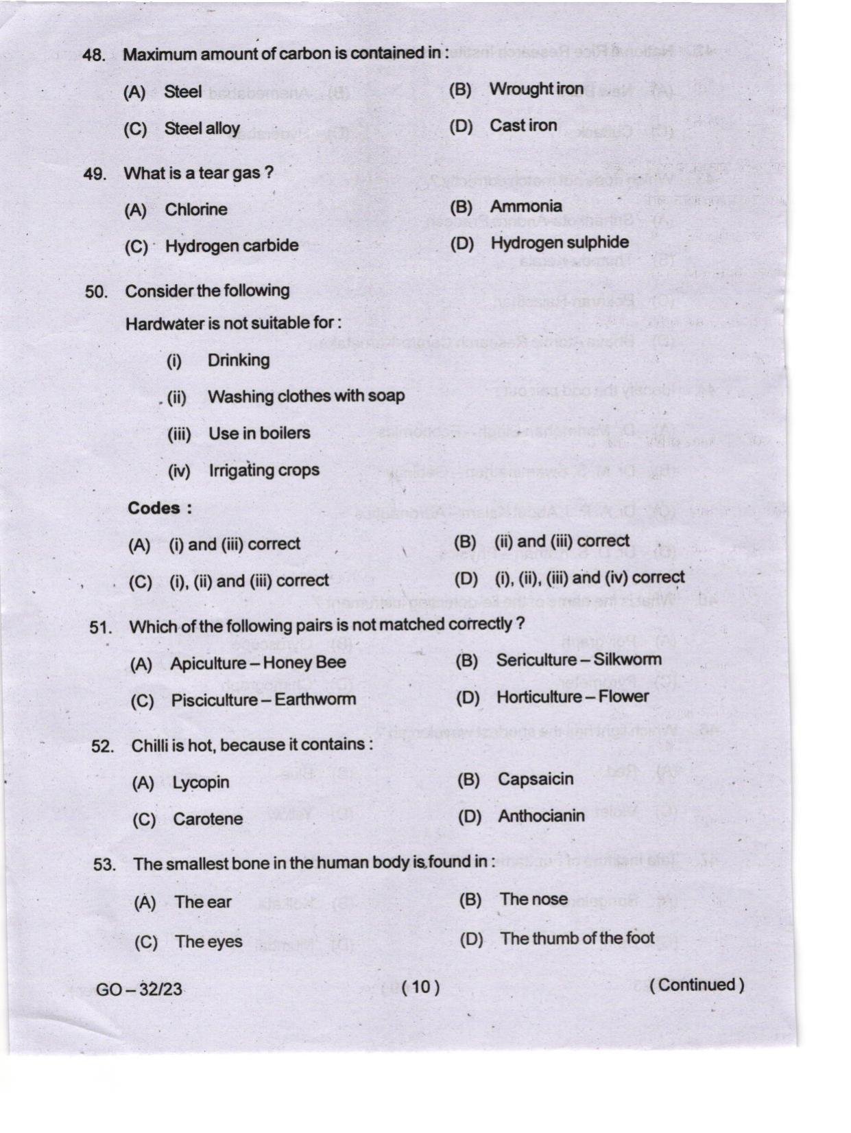 Odisha CPET 2024 LIBRARY SCIENCE Question Papers - Page 10