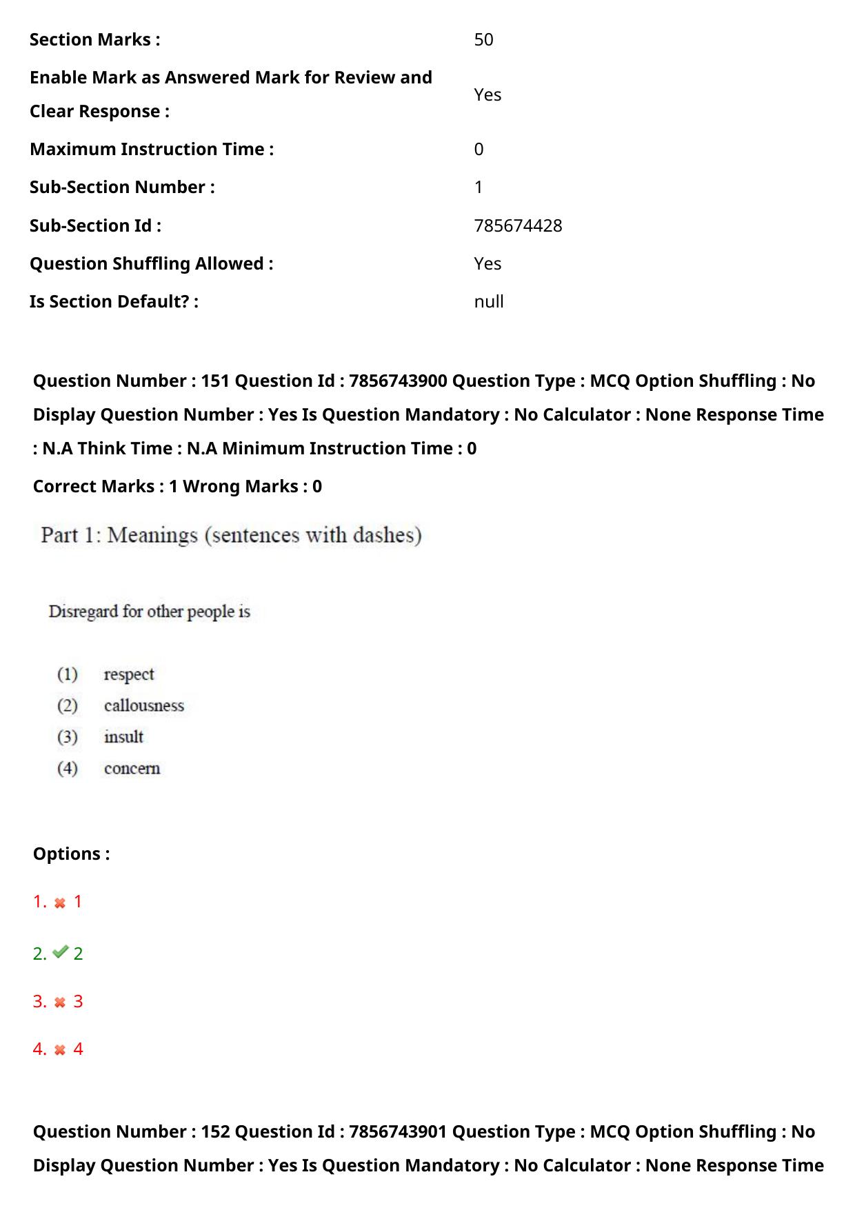 TS ICET 2023 27th May 2023 Afternoon (URDU) - PRELIMINARY Question Papers - Page 157