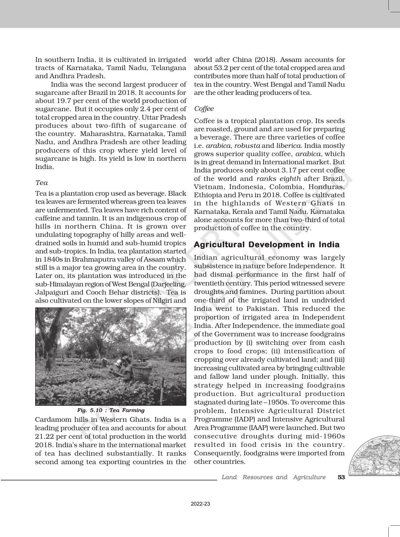 NCERT Book for Class 12 Geography (Part-II) Chapter 5 Land Resources and Agriculture - Page 14