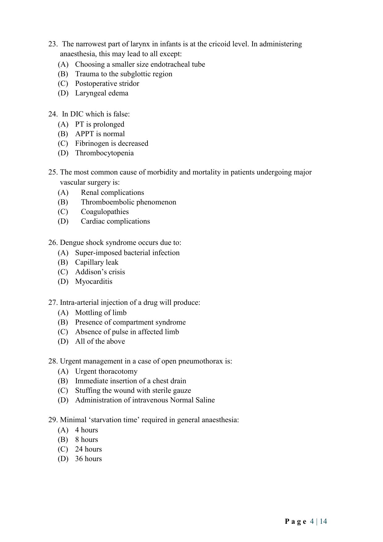 WB JEMAS (PG) FCCT 2024 Question Paper - Page 6
